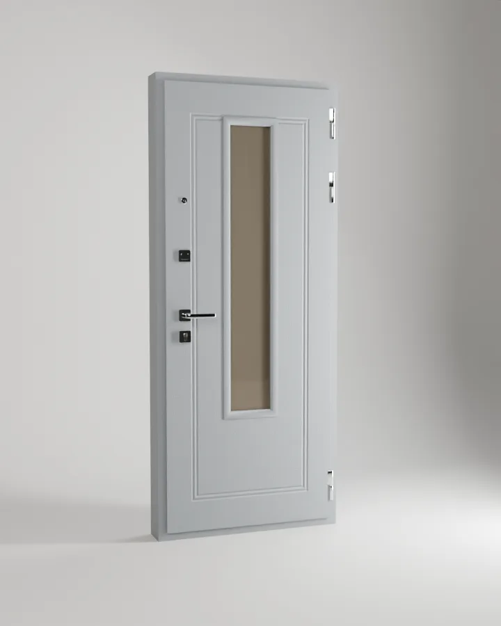 Входная дверь Броня Консул 4  RAL 9003 Термо