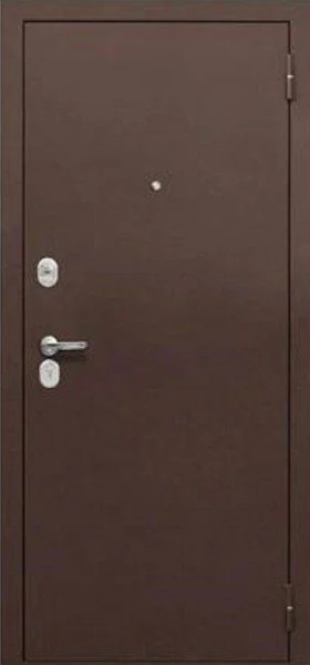 Входная дверь Т-Doors 7 см Бежевый клен — фото снаружи