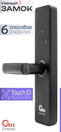 Умный Электронный замок ручка Gimmel F09 с Touch ID